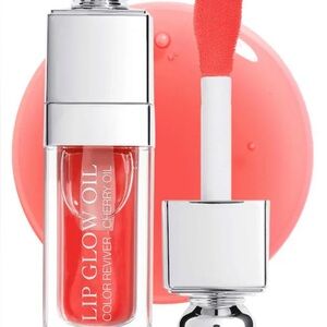 Lip Glow Oil Hydrating High-Shine Gloss- poppy coral. New no box